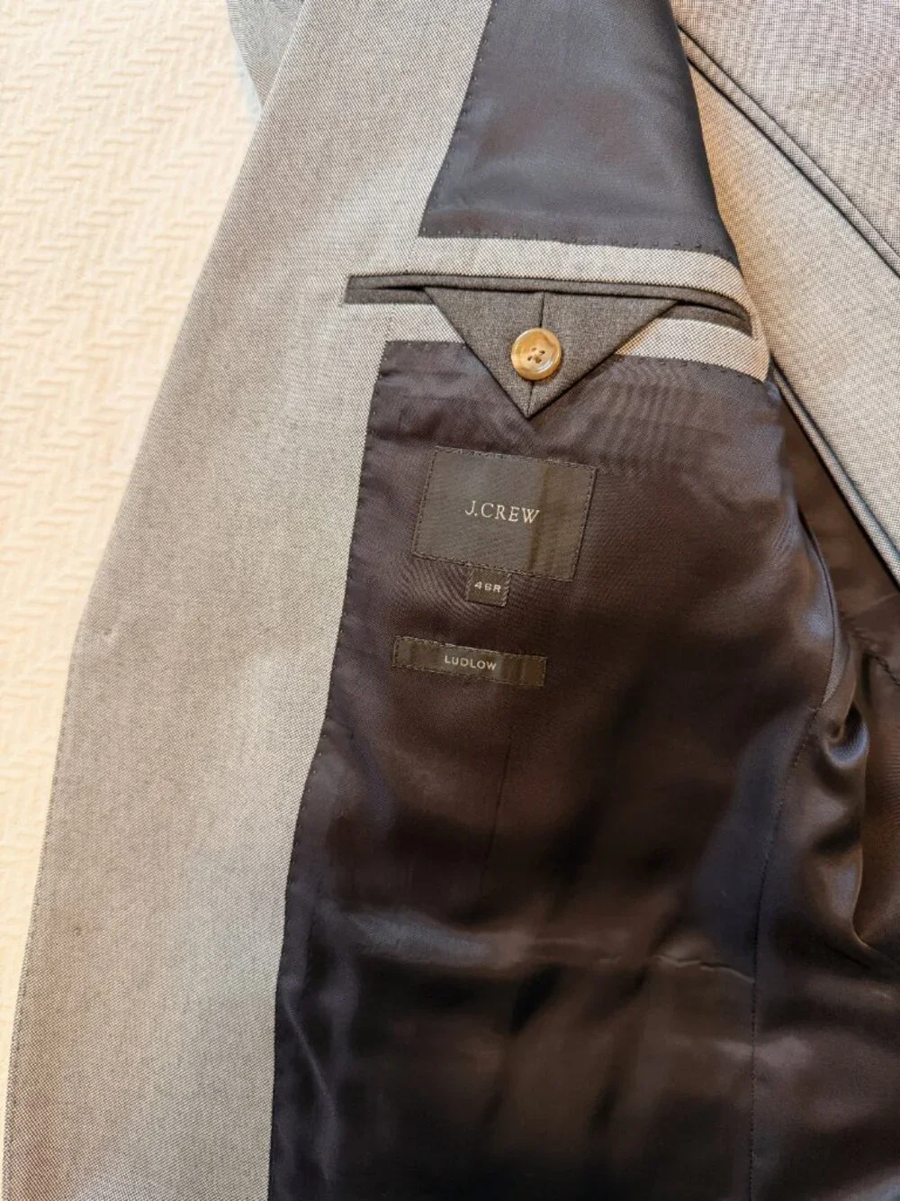 J. Crew Ludlow Suit in Italian Oxford Cloth